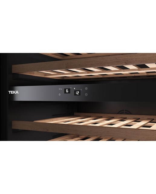 Garrafeira Encastrável Teka RVU 20046 de 82 cm e para 46 Garrafas Standard - Vidro Preto Vidro preto-6