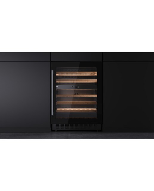 Garrafeira Encastrável Teka RVU 20046 de 82 cm e para 46 Garrafas Standard - Vidro Preto Vidro preto-7