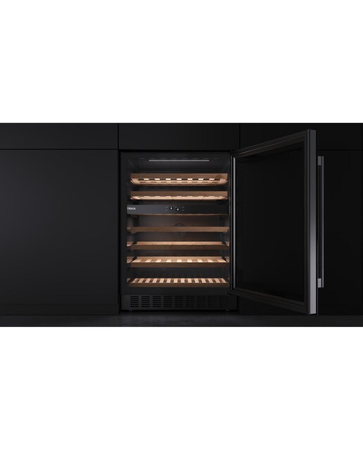 Garrafeira Encastrável Teka RVU 20046 de 82 cm e para 46 Garrafas Standard - Vidro Preto Vidro preto-9
