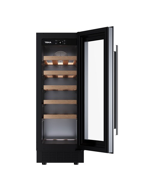 Vinoteca Teka con capacidad para 20 botellas - RVU 10020 - Cristal negro Cristal negro-3