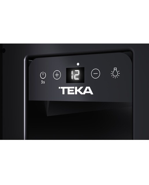 Vinoteca Teka para 8 botellas - RVU 10008 - Cristal negro Cristal negro-6