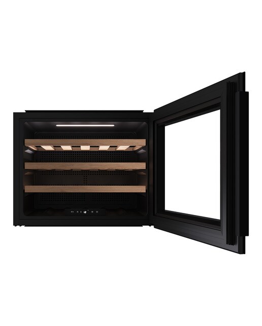 Garrafeira Encastrável Teka RVI 10024 com Capacidade para 24 Garrafas Standard - Vidro Preto Vidro preto-2