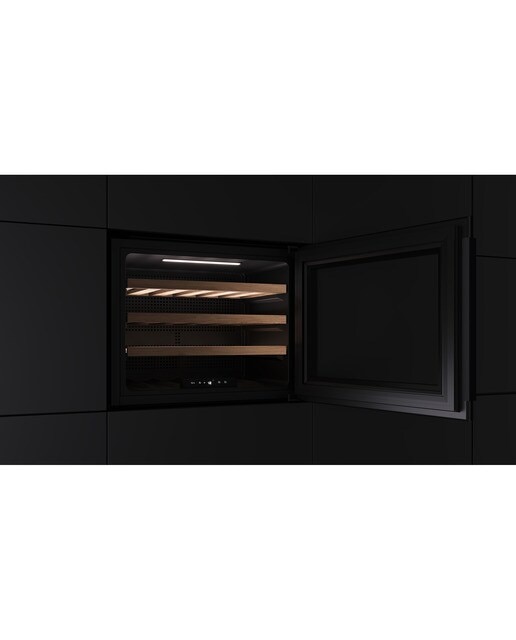Garrafeira Encastrável Teka RVI 10024 com Capacidade para 24 Garrafas Standard - Vidro Preto Vidro preto-10