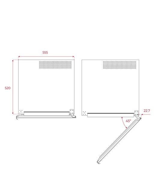 Garrafeira Encastrável Teka RVI 10024 com Capacidade para 24 Garrafas Standard - Vidro Preto Vidro preto-13