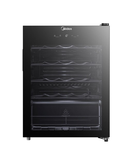 Garrafeira Midea MDRW111FGG22 e Capacidade de 24 Garrafas Standard - Preto Preto-1