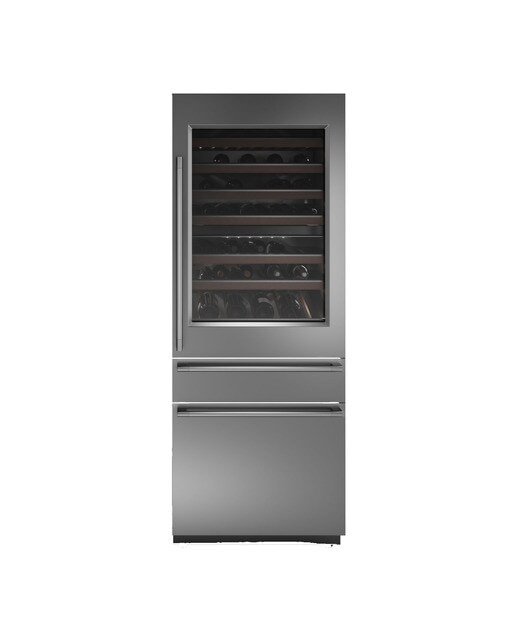 Garrafeira com Congelador Asko RWFN2826S para 78 Garrafas Standard e de 200,3 cm - Inox Inox-1