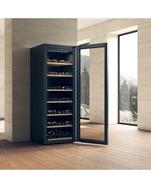 Garrafeira Asko WCN111942G para 261 Garrafas Standard - Preto Preto-5