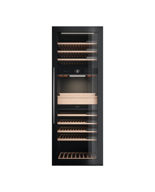 Garrafeira Asko WCN311942G de 3 Temperaturas e para 190 Garrafas Standard - Preto Preto-1