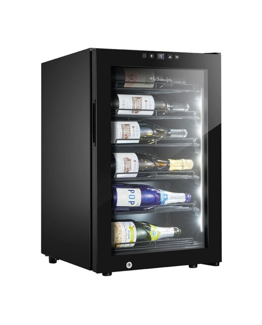 Vinoteca La Sommeliere para 22 botellas - COLLECTION Negro-1