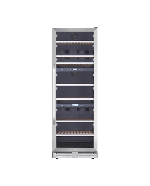 Vinoteca La Sommelière para 143 botellas -MT145TZ Acero Inox-2