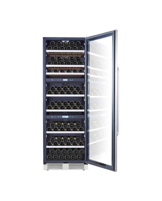 Vinoteca La Sommelière para 143 botellas -MT145TZ Acero Inox-5