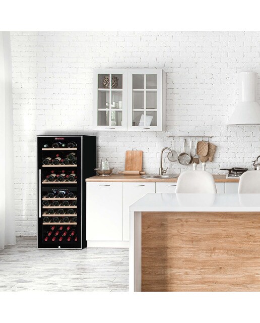 Vinoteca La Sommelière para 75 botellas - ECS81.2Z - Negro Negro-5