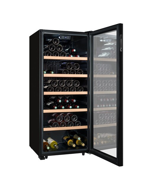 Vinoteca La Sommeliére para 121 botellas - LS117BLACK Negro-2