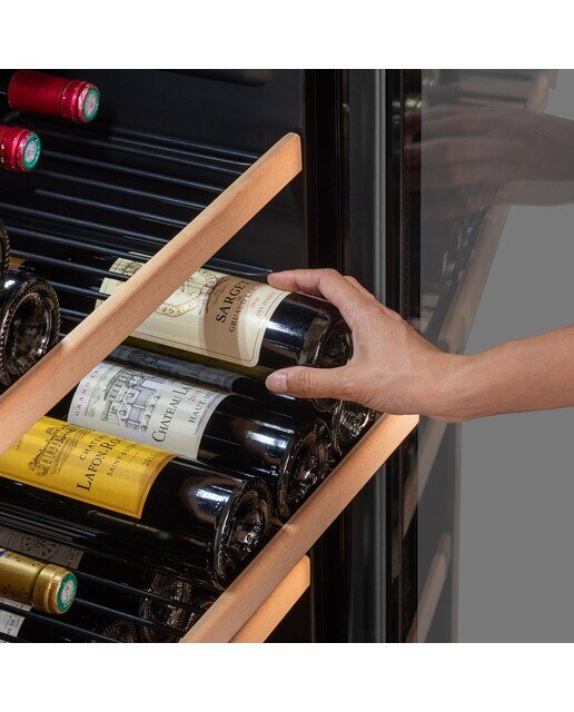 Vinoteca La Sommeliére para 121 botellas - LS117BLACK Negro-5