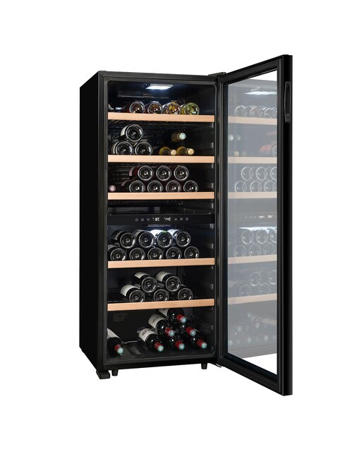 Vinoteca La Sommeliére para 102 botellas - LS102DZBLACK - Negro Negro-2
