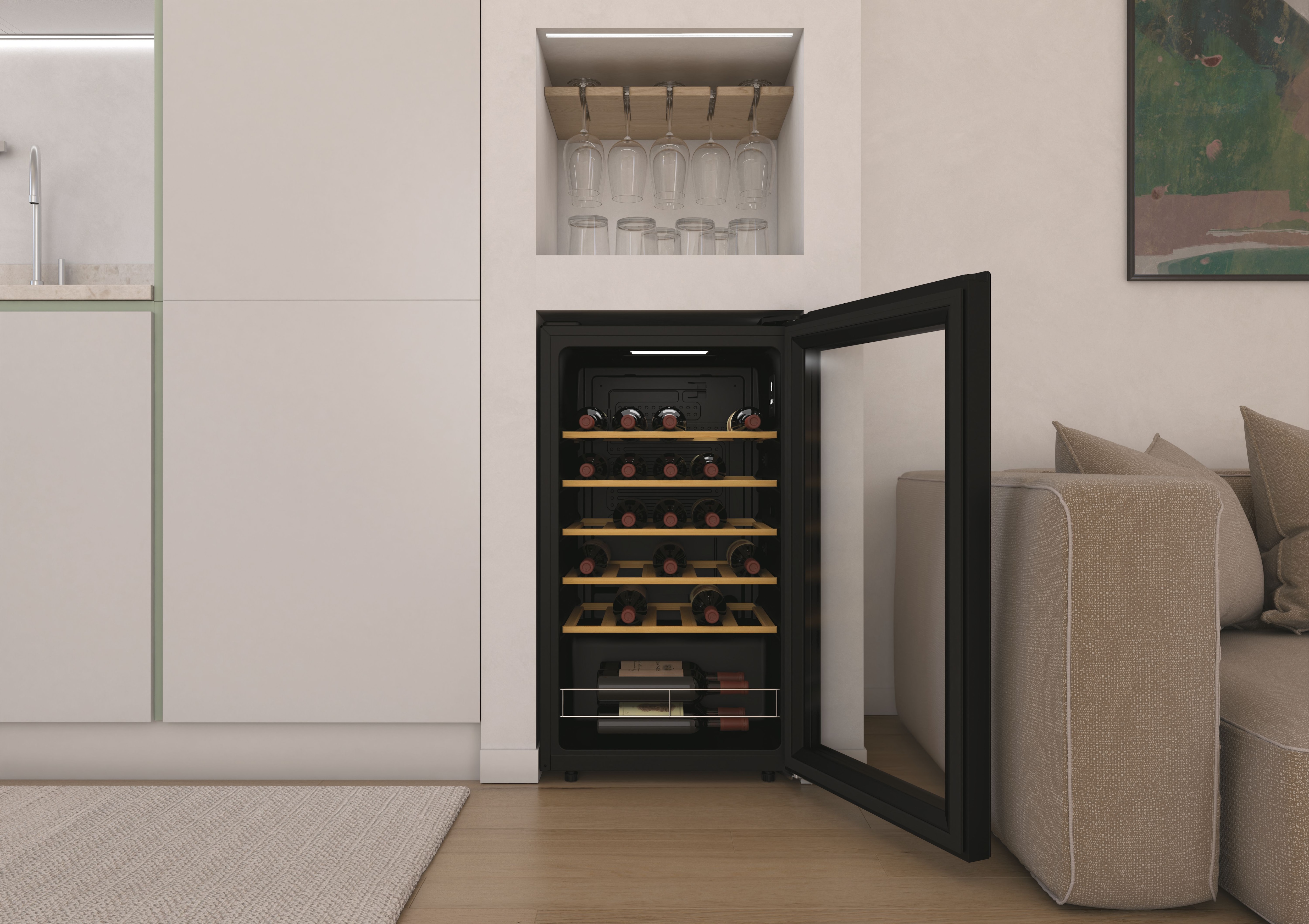 Vinoteca Candy para 34 botellas monozona - CWC034 8