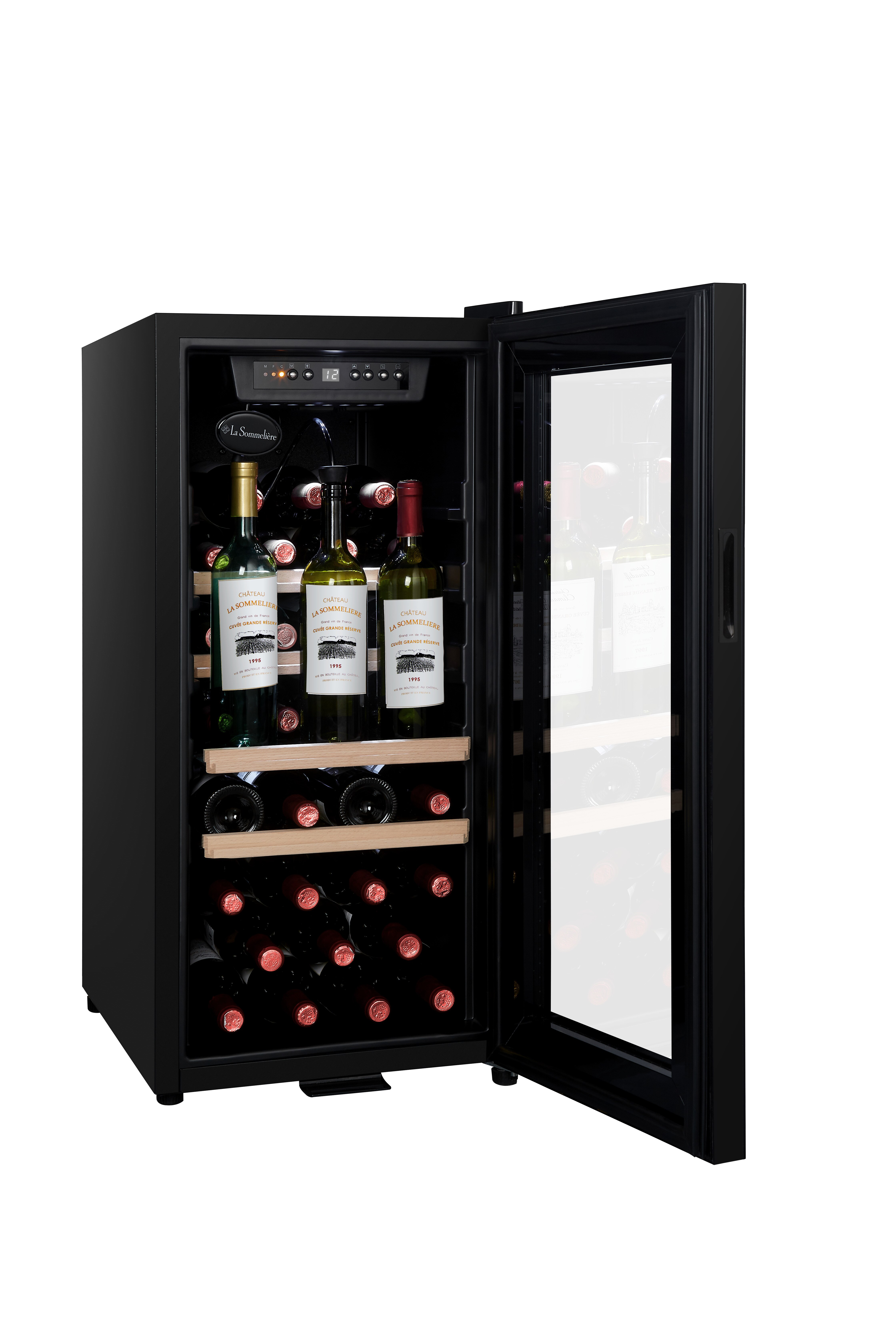 Vinoteca La Sommeliére para 38 botellas - LS38BLACK - Negro Negro-2