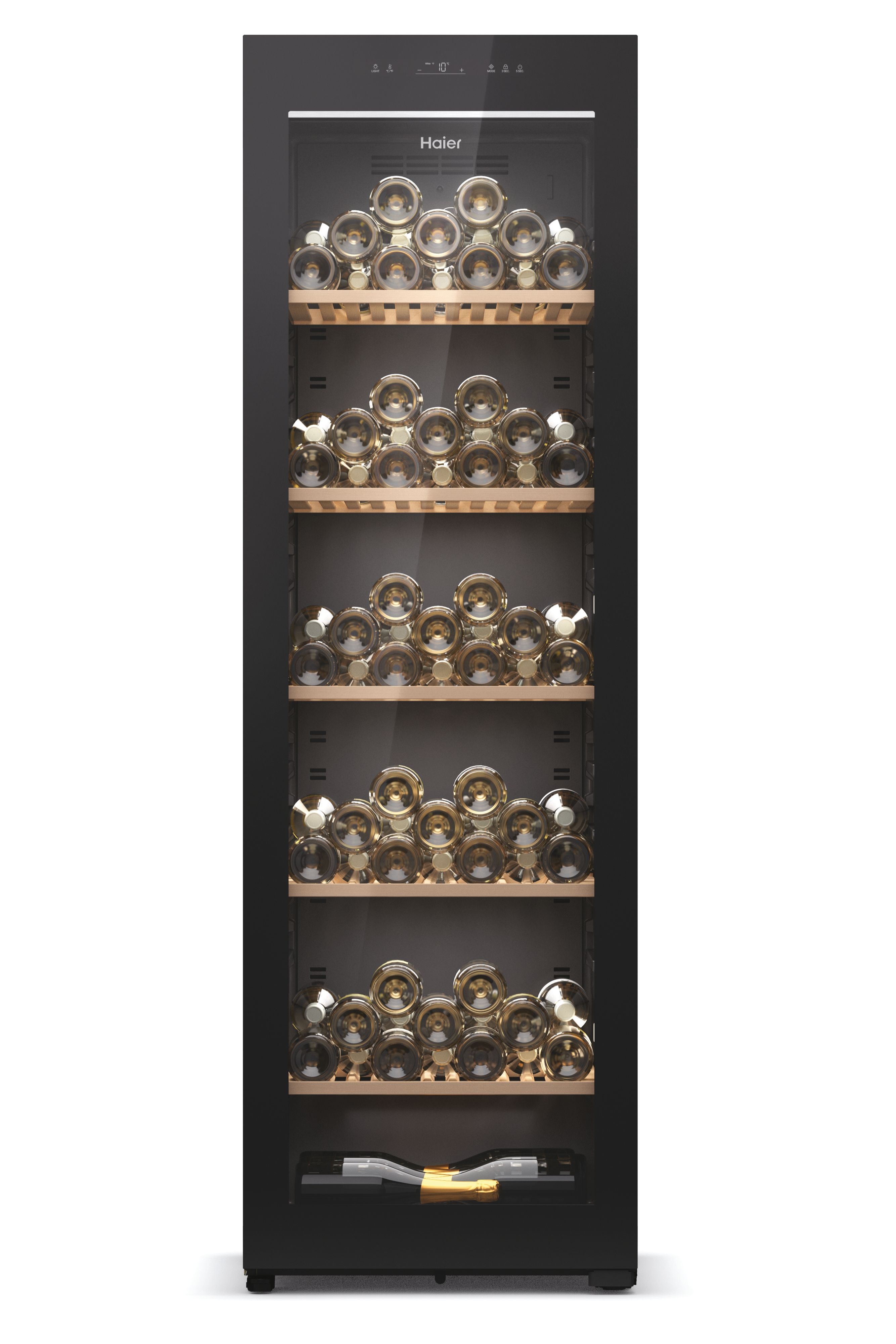 Vinoteca Haier para 247 Botellas, 1 Zona, Wifi, Wine Bank 60 Series 5 - HWS247GEH1 Negro-3
