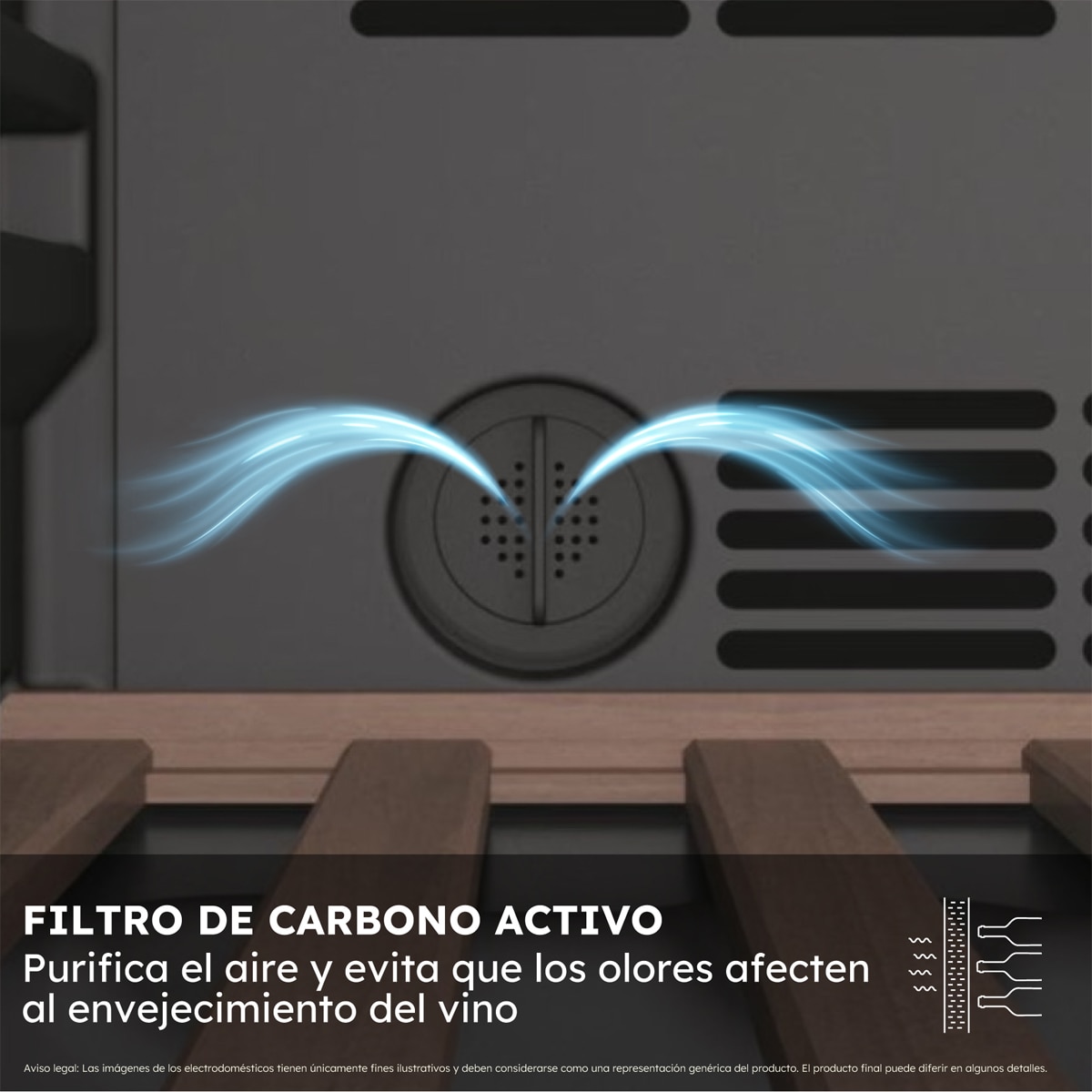 Vinoteca Haier para 247 Botellas, 1 Zona, Wifi, Wine Bank 60 Series 5 - HWS247GEH1 Negro-9