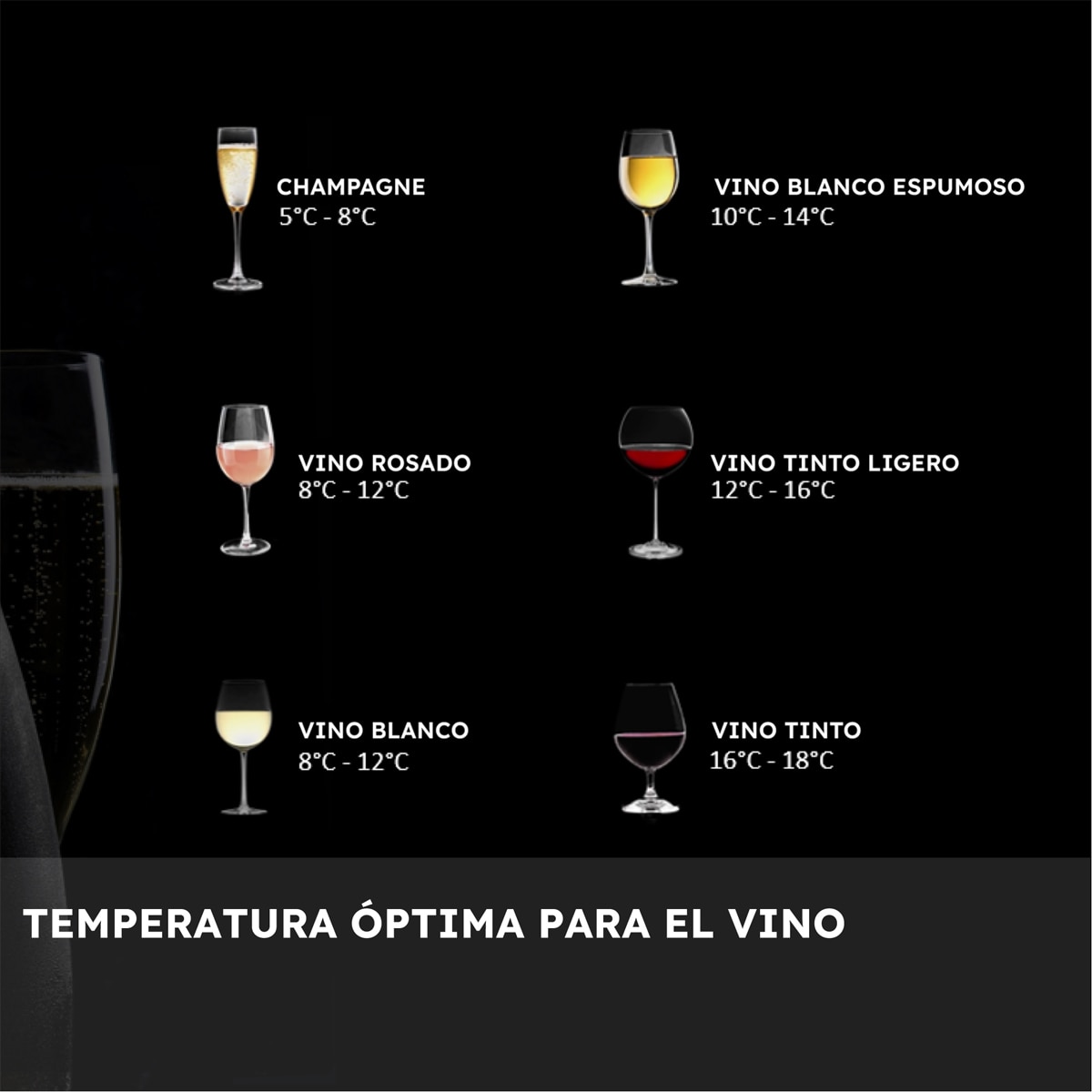 Vinoteca Haier para 247 Botellas, 1 Zona, Wifi, Wine Bank 60 Series 5 - HWS247GEH1 Negro-15
