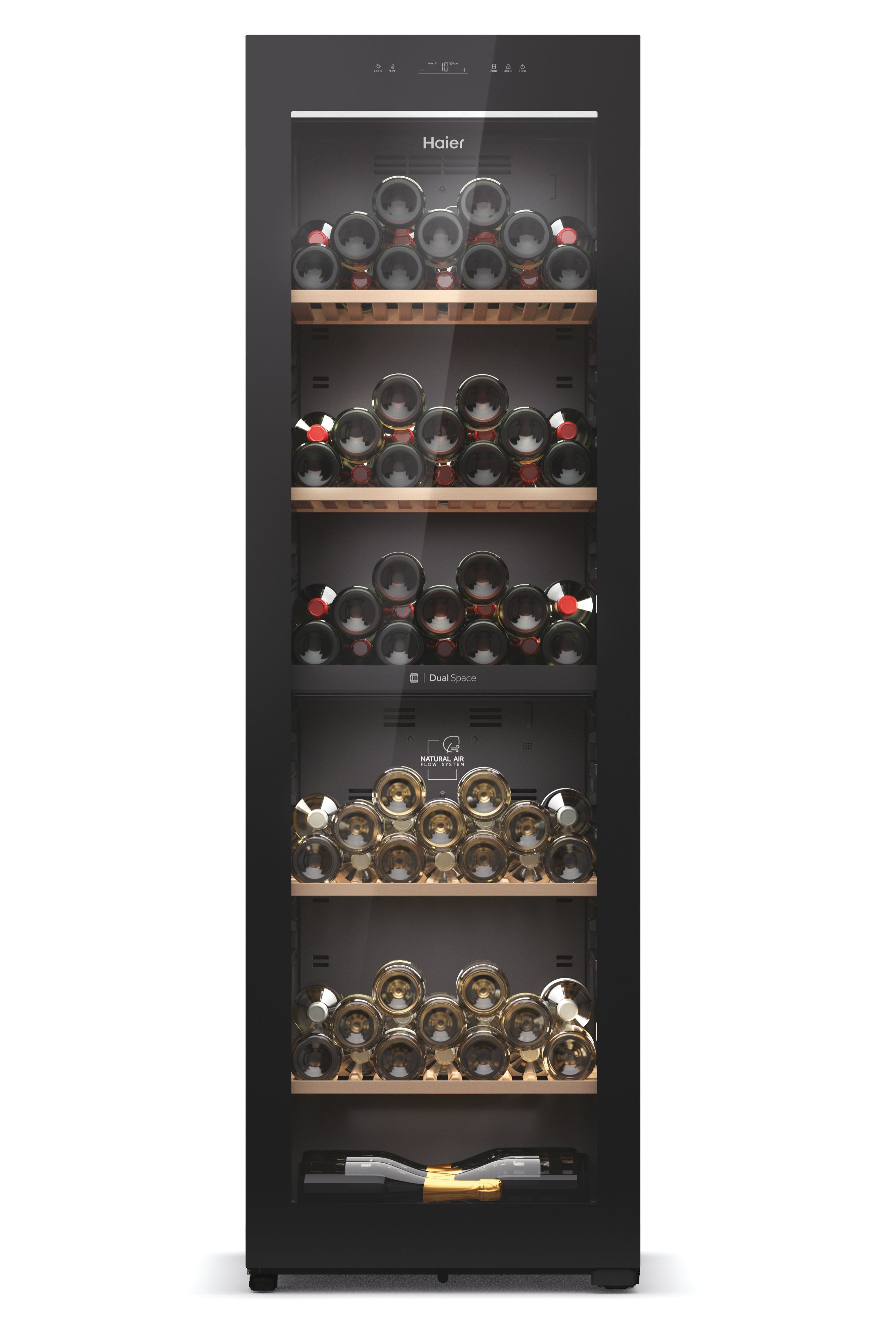 Vinoteca Haier para 236 Botellas, 2 ZonaS, Wifi, Wine Bank 60 Series 7 - HWS236GDEH1 Negro-3