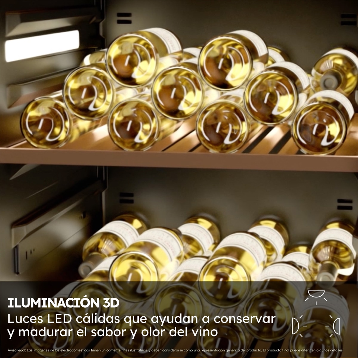 Vinoteca Haier para 236 Botellas, 2 ZonaS, Wifi, Wine Bank 60 Series 7 - HWS236GDEH1 Negro-13