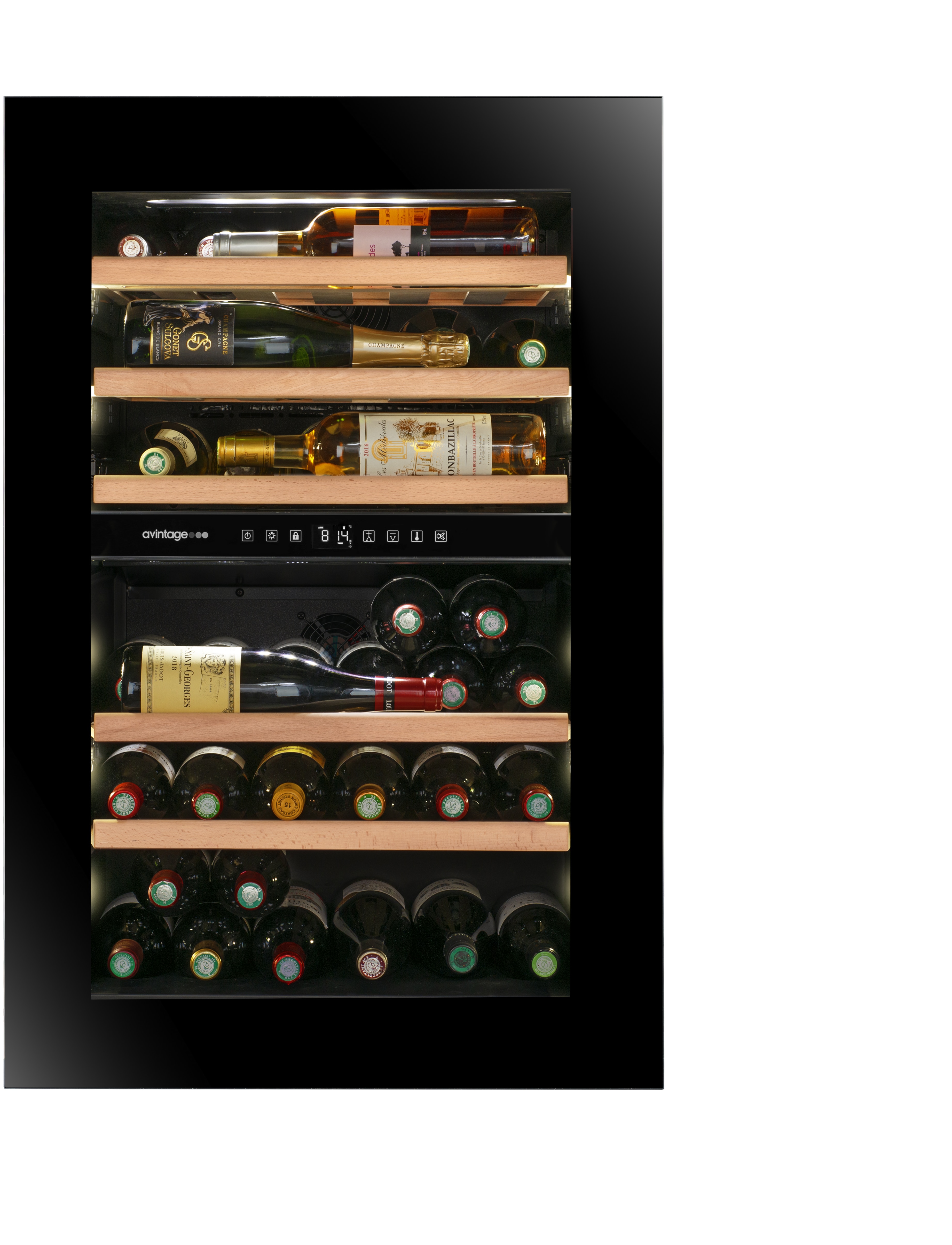 Vinoteca integrable Avintage para 44 botellas - AVI88PLATINUM Negro-3