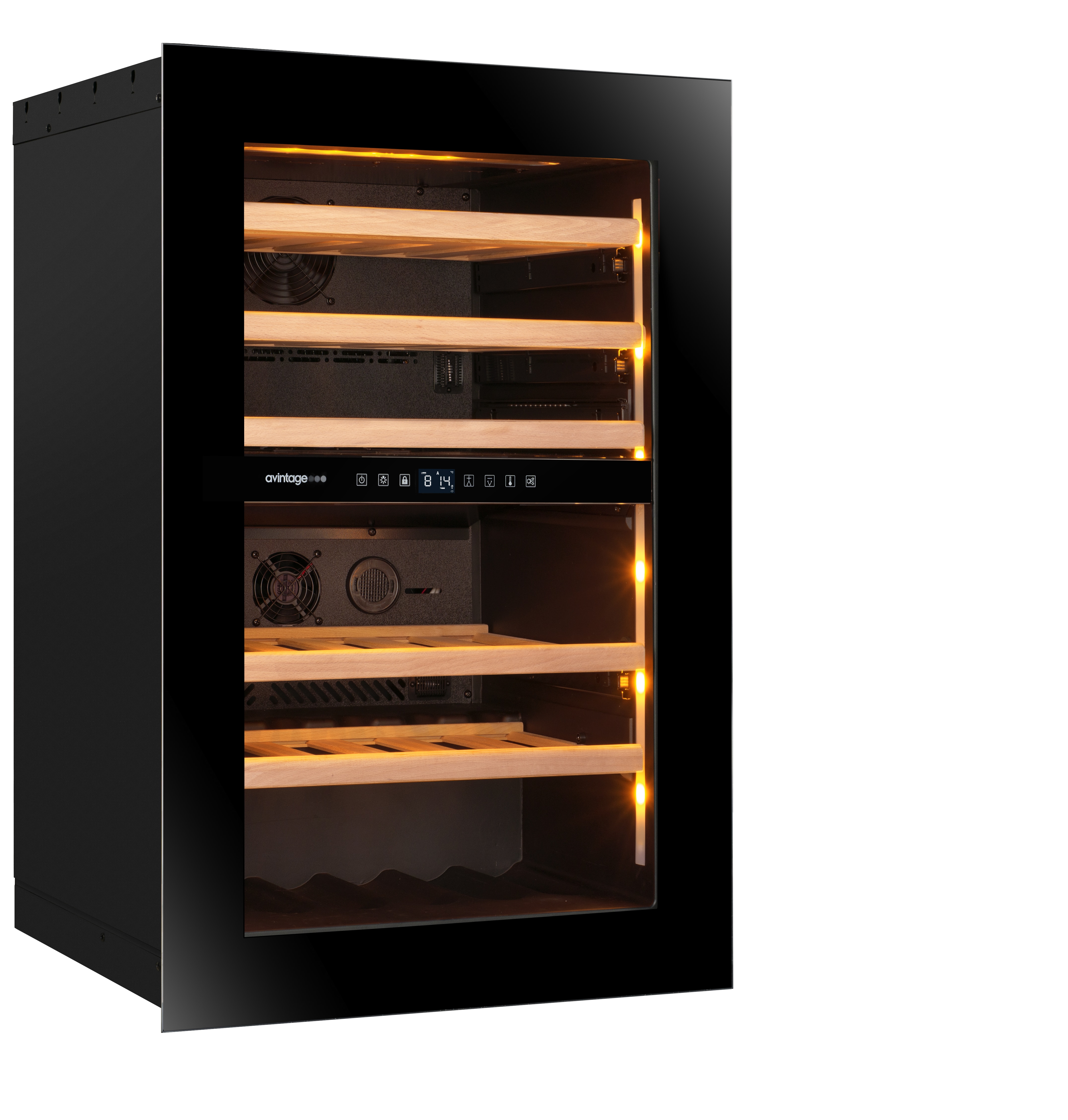 Vinoteca integrable Avintage para 44 botellas - AVI88PLATINUM Negro-6