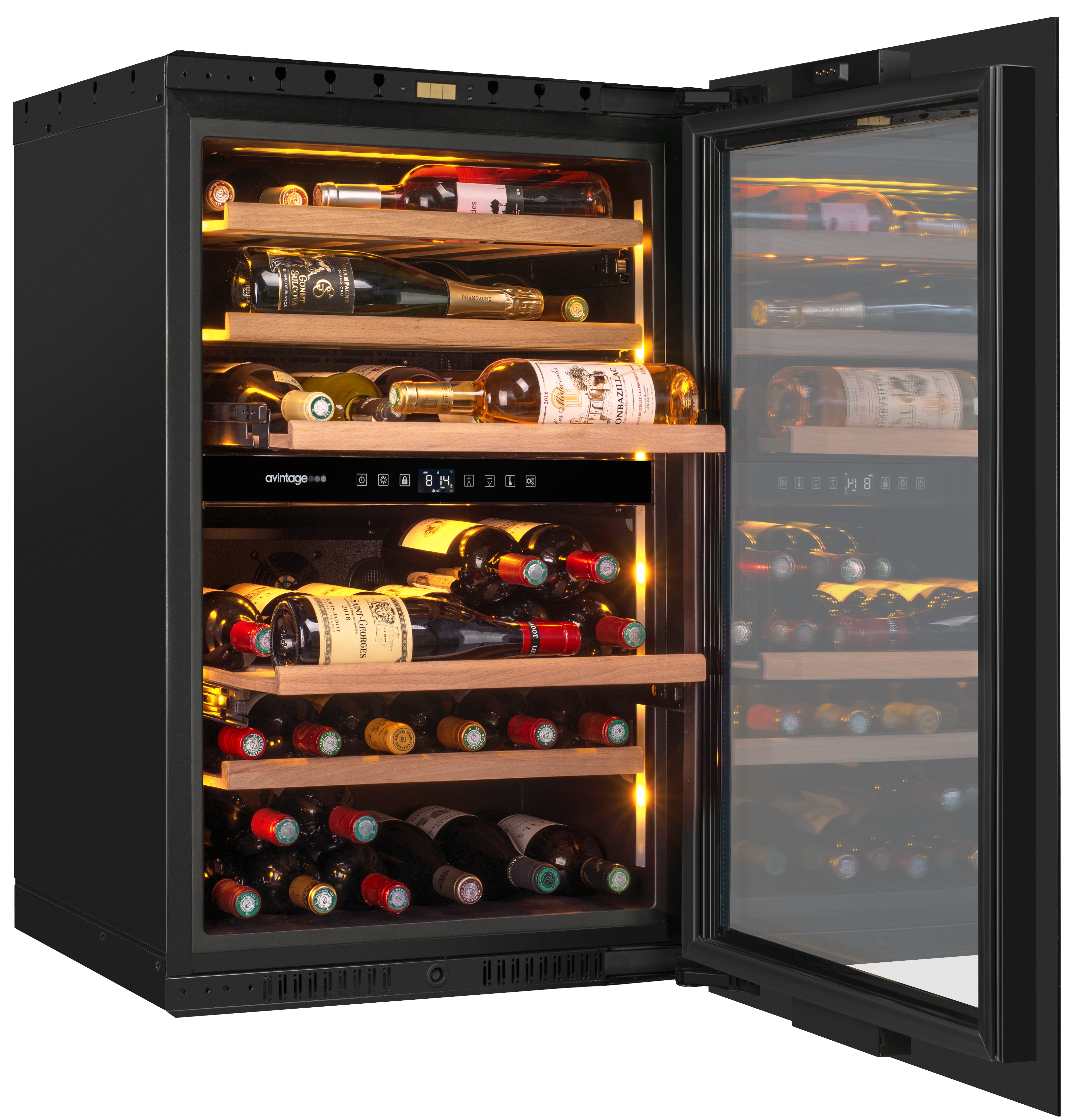 Vinoteca integrable Avintage para 44 botellas - AVI88PLATINUM Negro-7