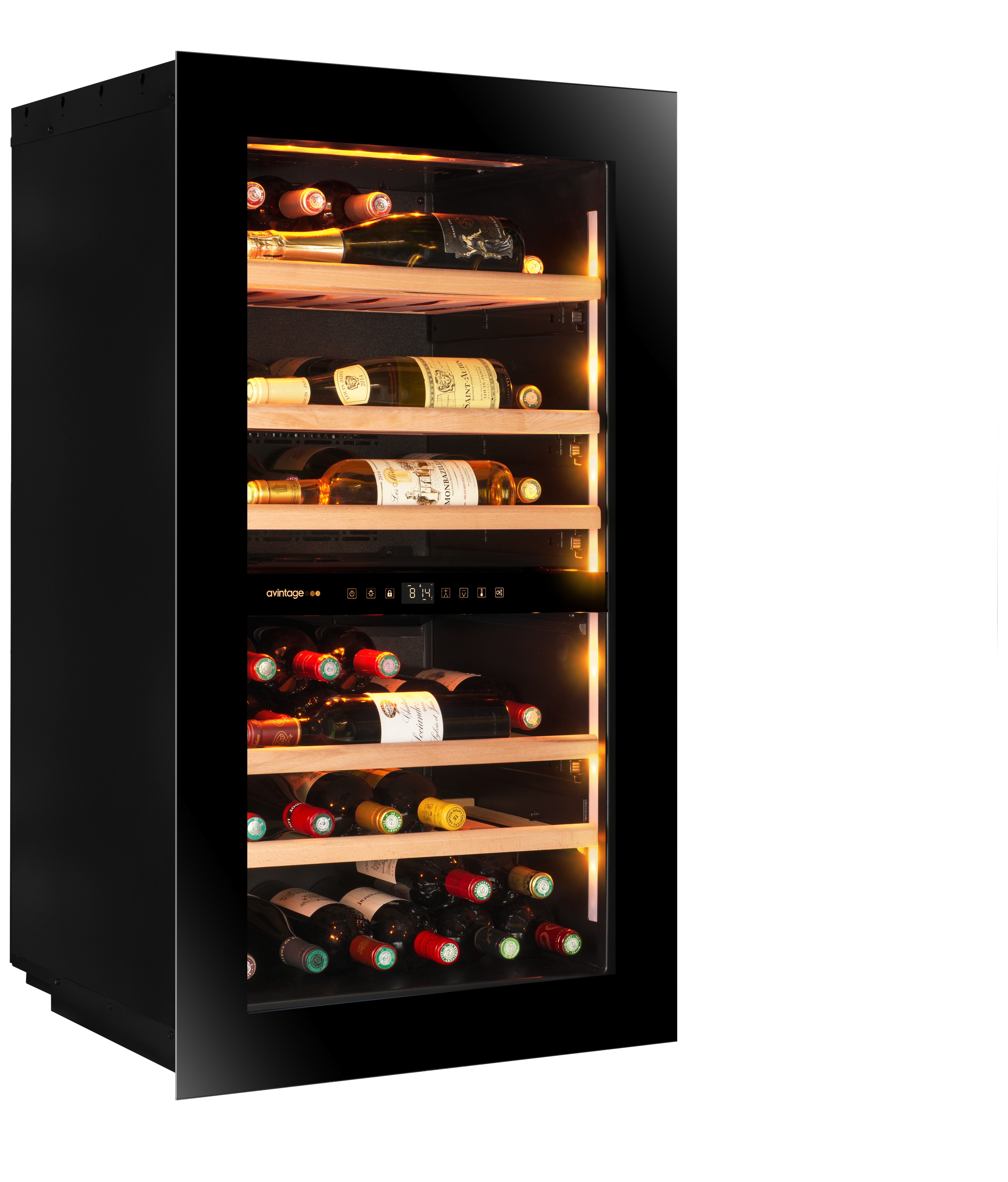 Vinoteca integrable Avintage para 56 botellas - AVI105PLATINUM Negro-8