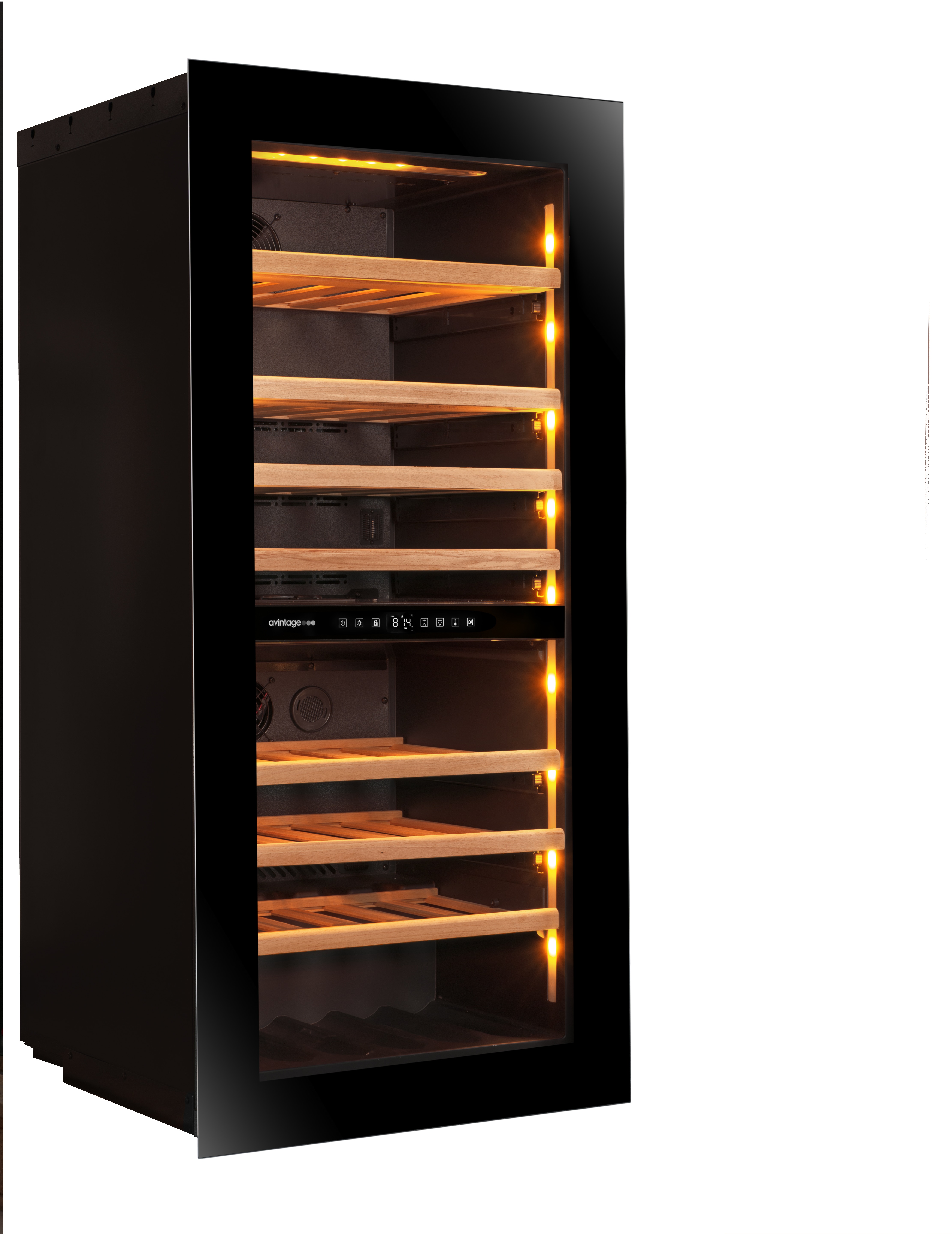 Vinoteca integrable Avintage para 68 botellas - AVI122PLATINUM Negro-5