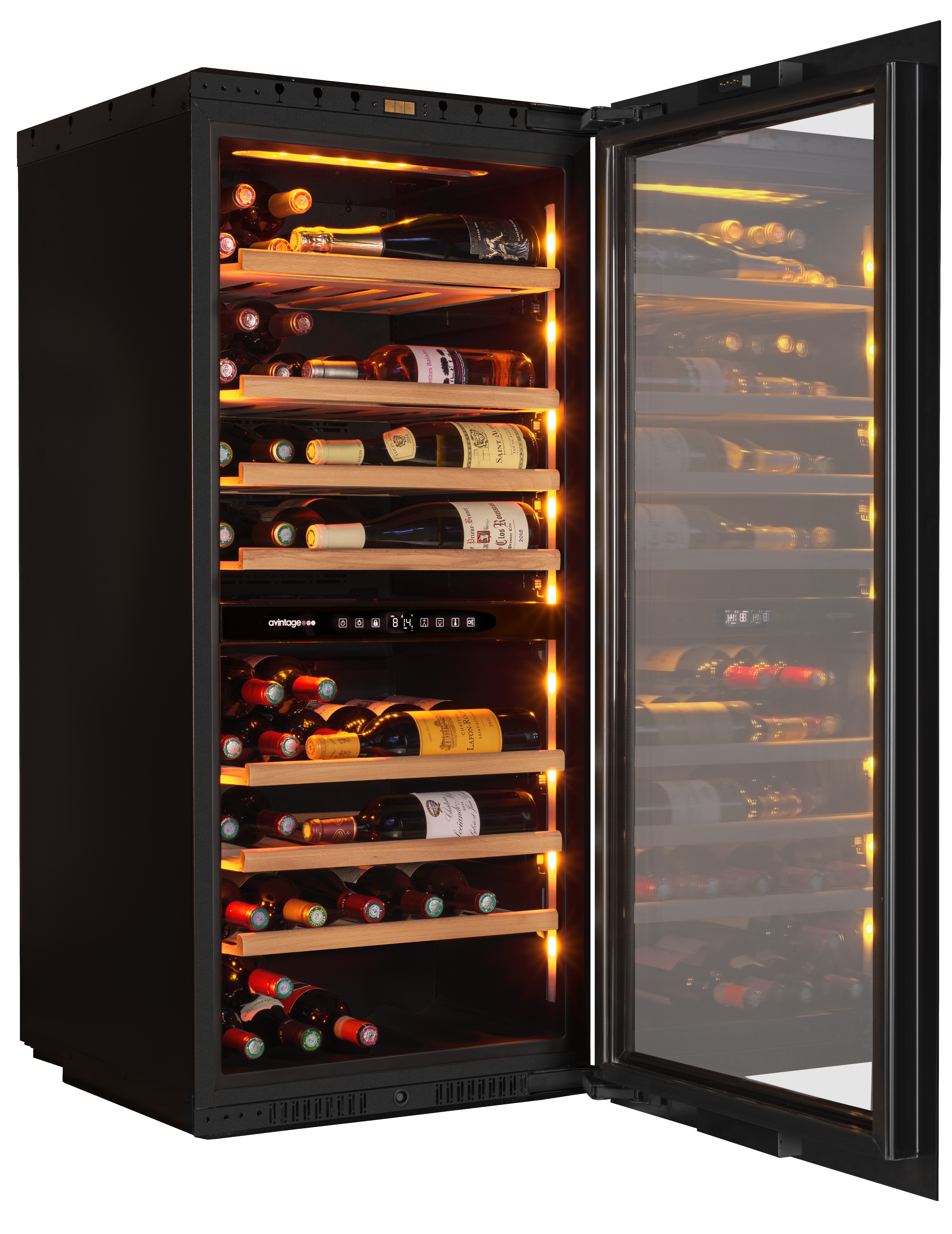 Vinoteca integrable Avintage para 68 botellas - AVI122PLATINUM Negro-6