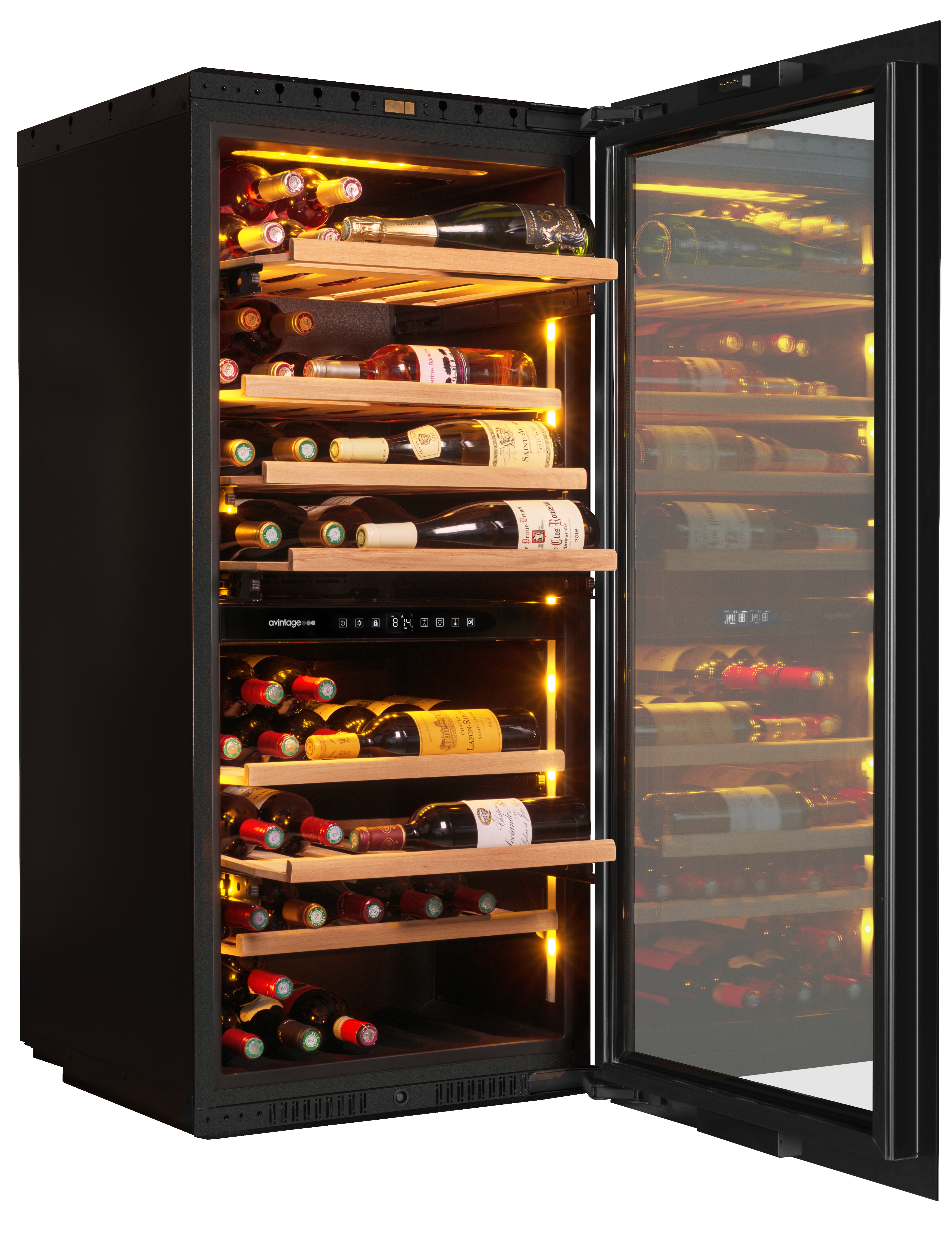 Vinoteca integrable Avintage para 68 botellas - AVI122PLATINUM Negro-7