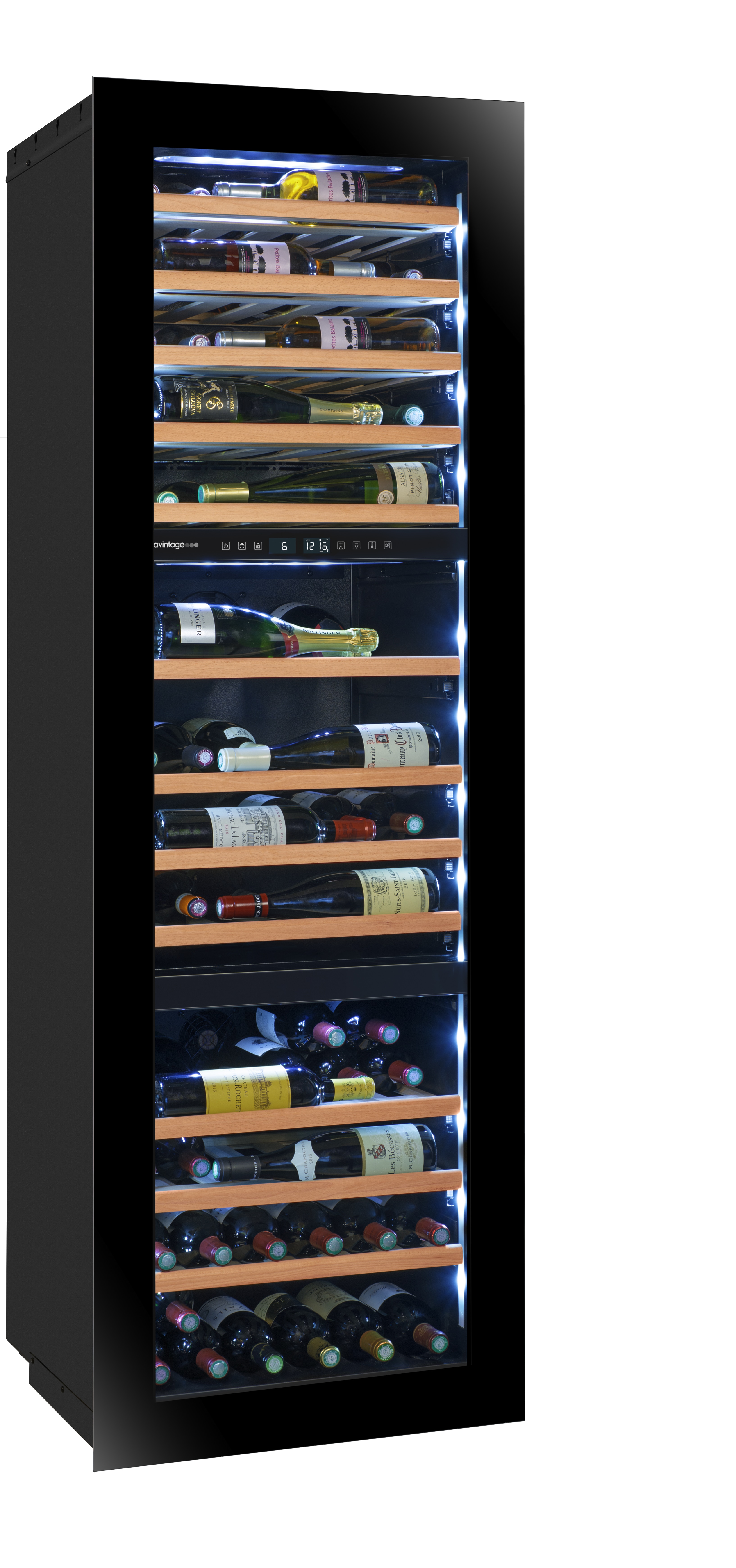 Vinoteca integrable  Avintage para 94 botellas -  AVI178PLATINUM Negro-5