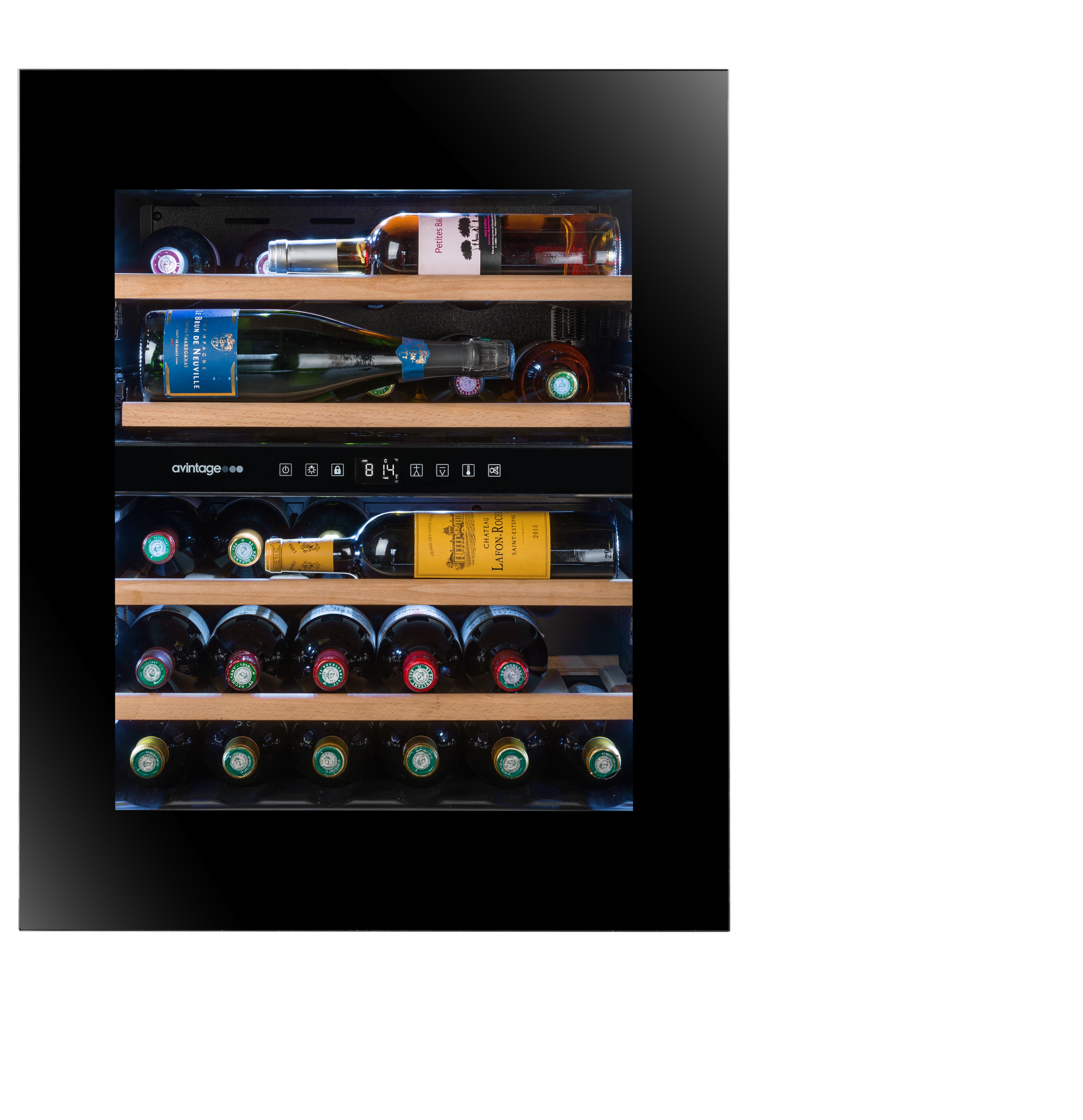 Vinoteca integrable Avintage para 29 botellas - AVI72PLATINUM Negro-3