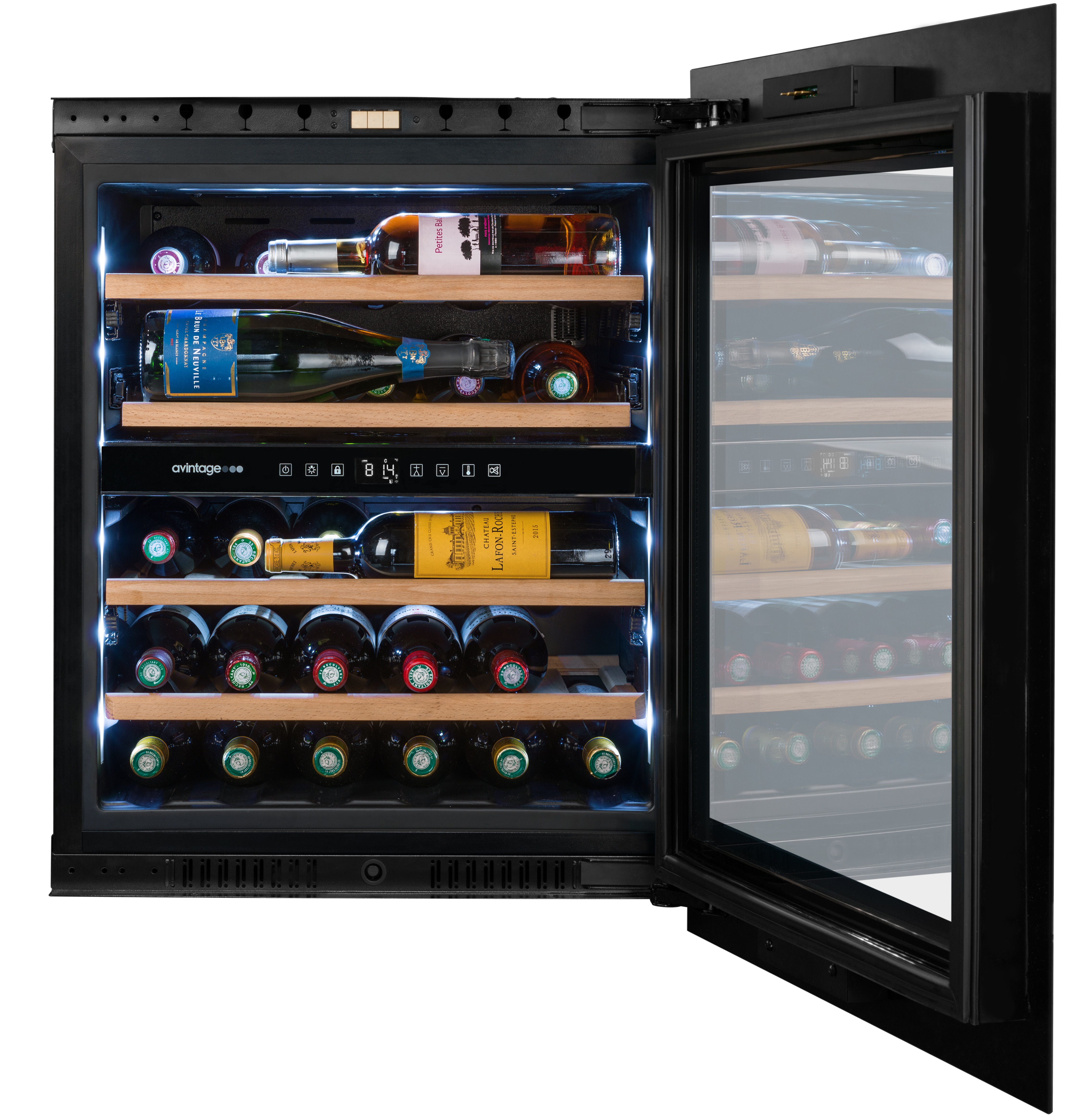 Vinoteca integrable Avintage para 29 botellas - AVI72PLATINUM Negro-4
