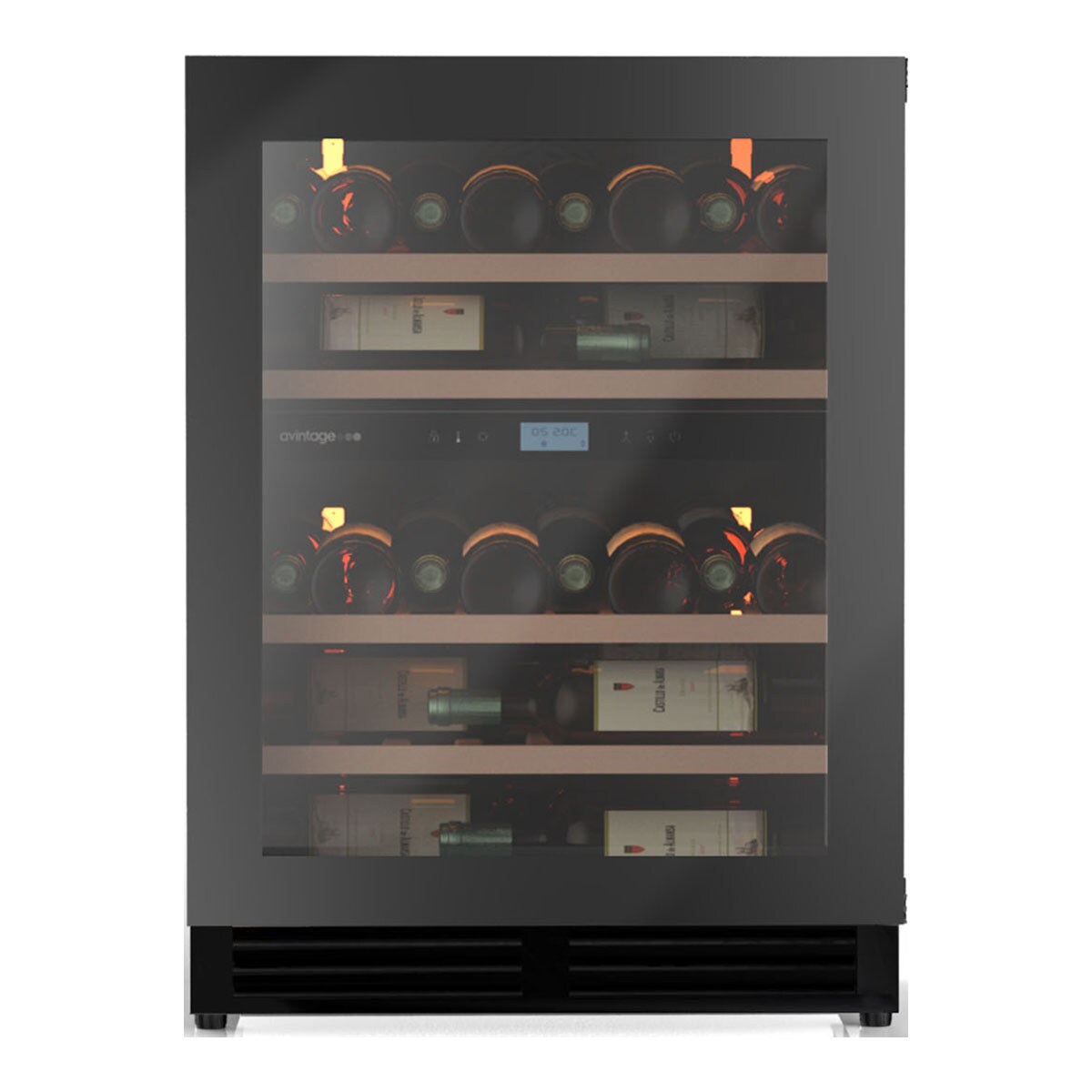 Vinoteca integrable Avintage para 47 botellas - AVU50PLATINUM Negro-3