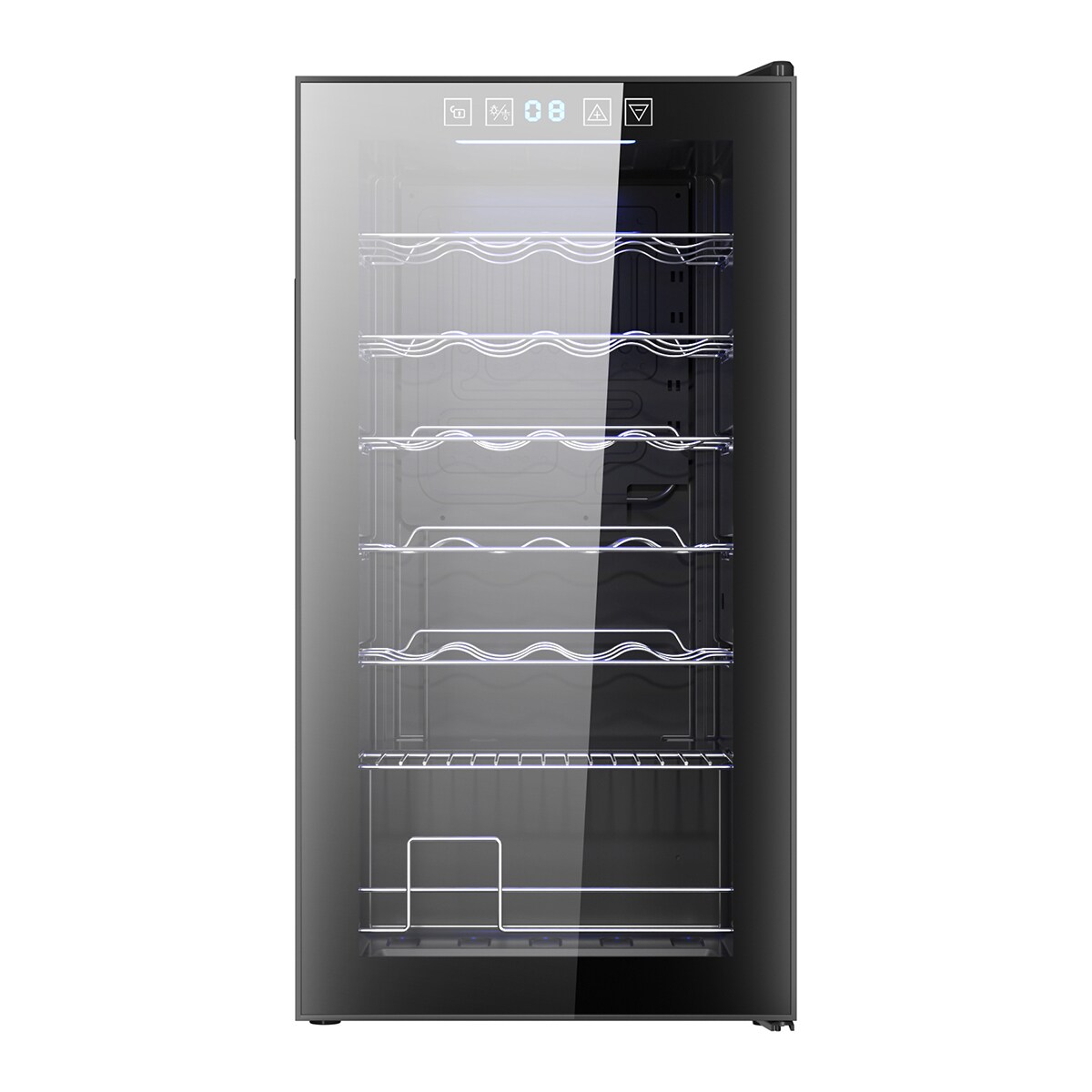 Garrafeira Saivod VCS28G para 28 Garrafas Standard - Negro Preto-3