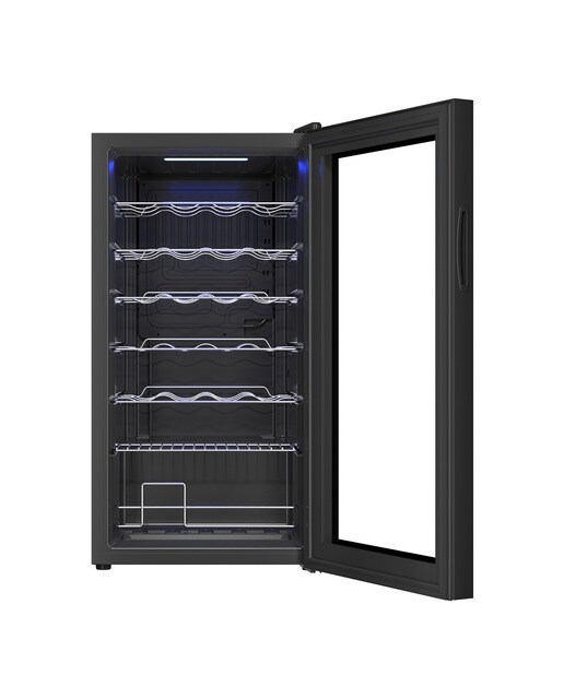 Garrafeira Saivod VCS28G para 28 Garrafas Standard - Negro Preto-4