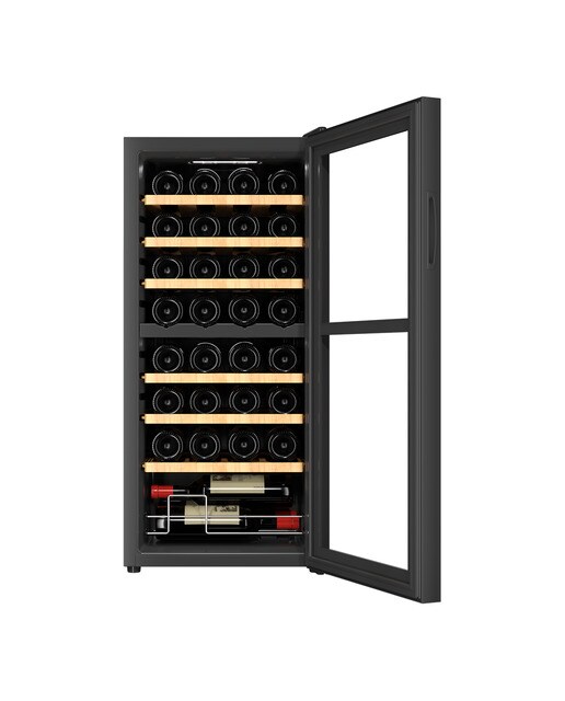 Garrafeira Saivod VCS32G2T para 32 Garrafas Standard - Negro Preto-2