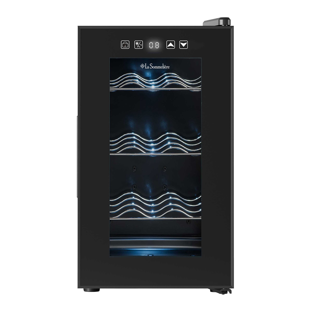 Vinoteca La Sommeliere para 8 botellas - LS8E Negro-2