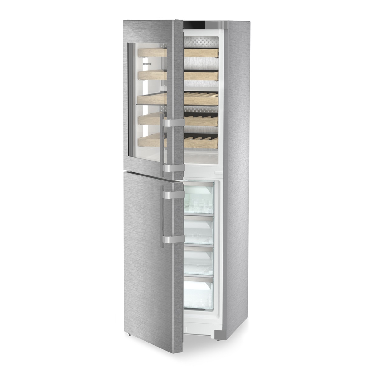 Vinoteca Liebherr con congelador - SWNstd 529i Acero Inox-4