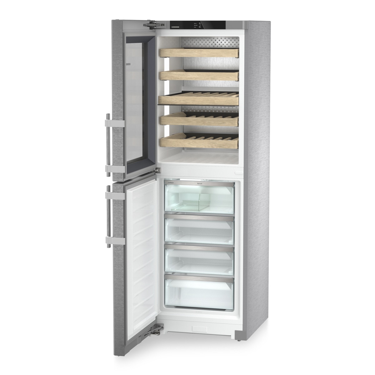 Vinoteca Liebherr con congelador - SWNstd 529i Acero Inox-6