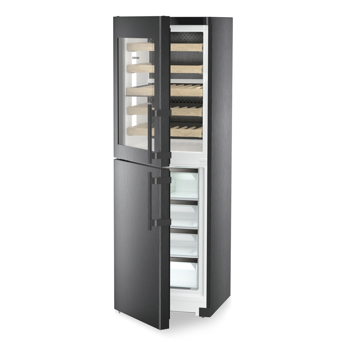 Vinoteca Liebherr con congelador - SWNbsd 529i BlackSteel-5
