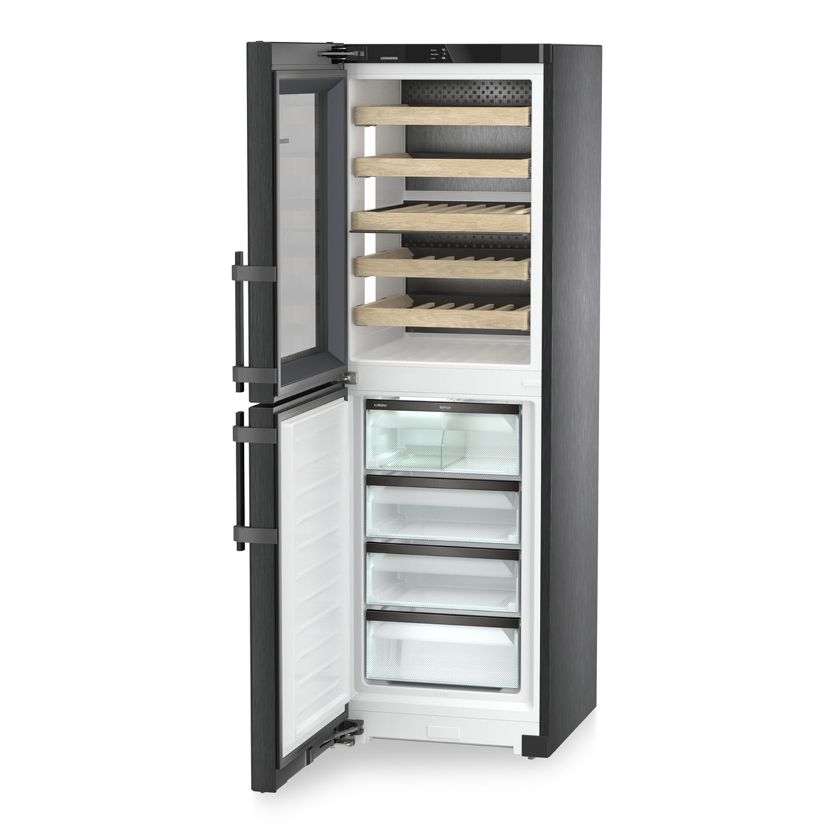 Vinoteca Liebherr con congelador - SWNbsd 529i BlackSteel-6