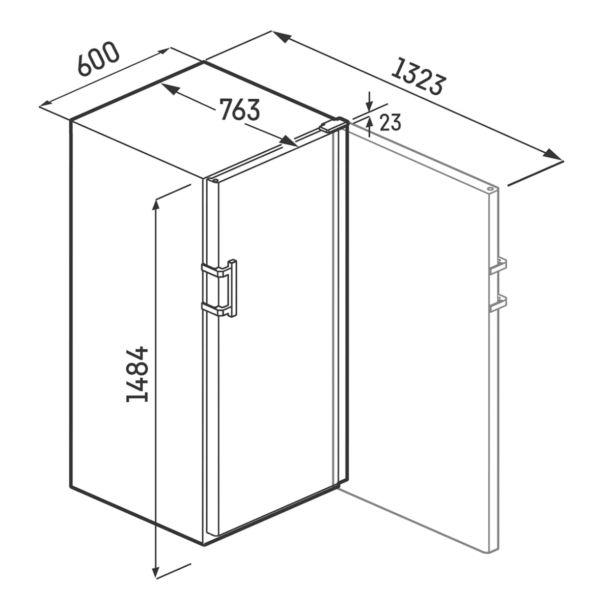 Vinoteca Liebherr para 166 botellas -WPbl4601 Negro-2