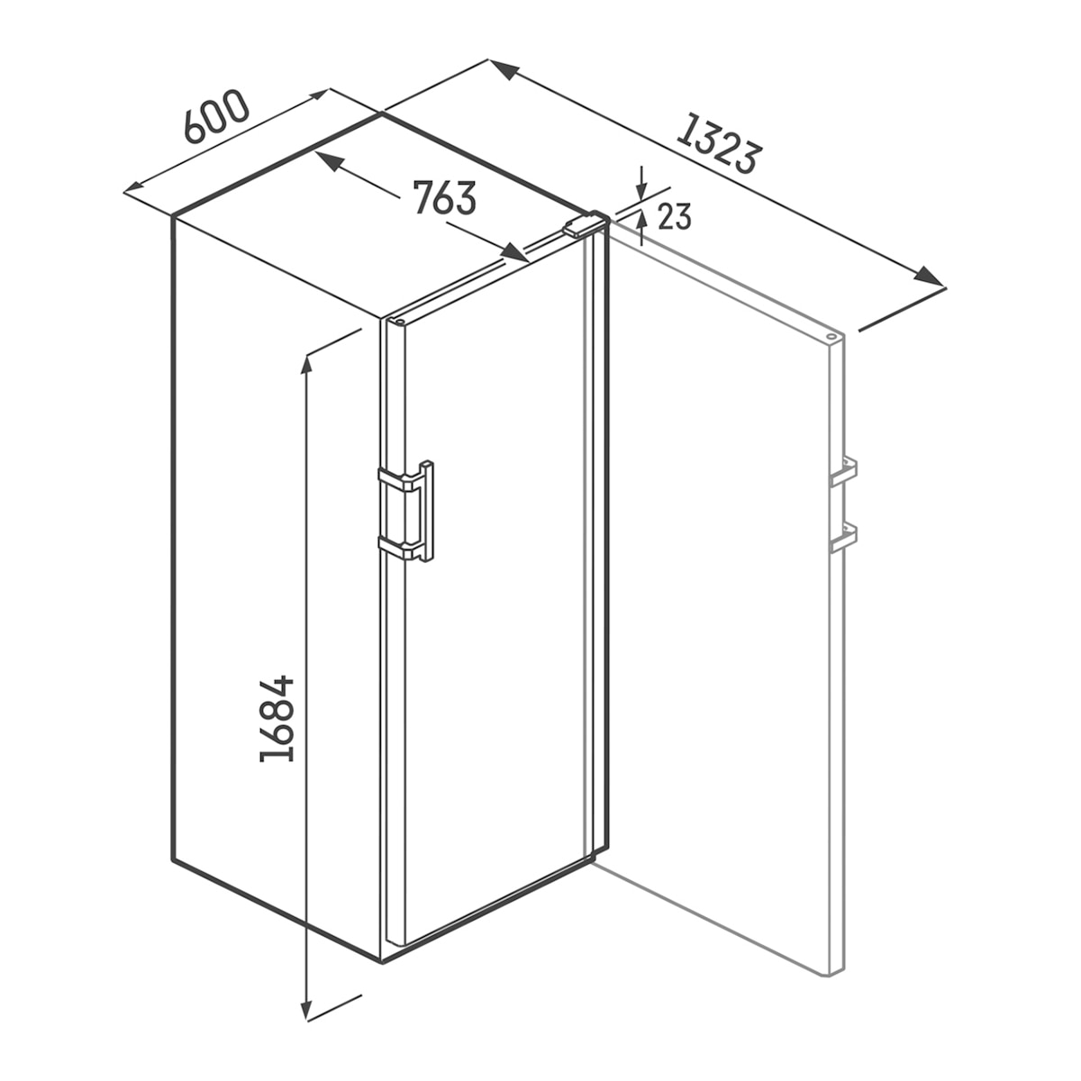 Vinoteca Liebherr para 196 botellas -WSbl5001 Negro-2