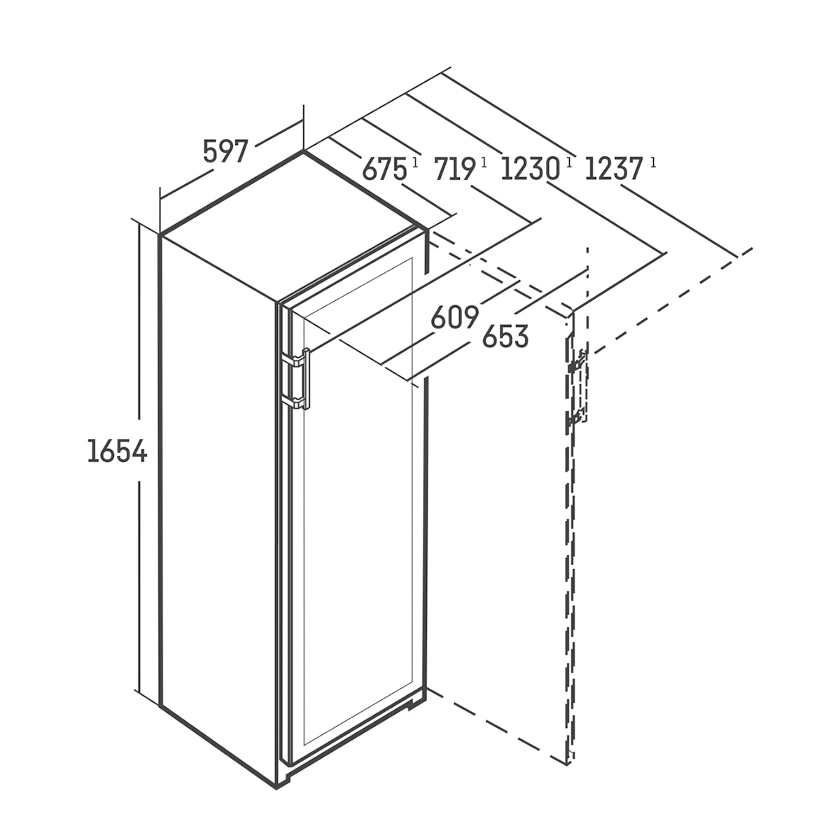 Vinoteca Liebherr para 131 botellas - WPbsi 5052 BlackSteel / Cristal-2