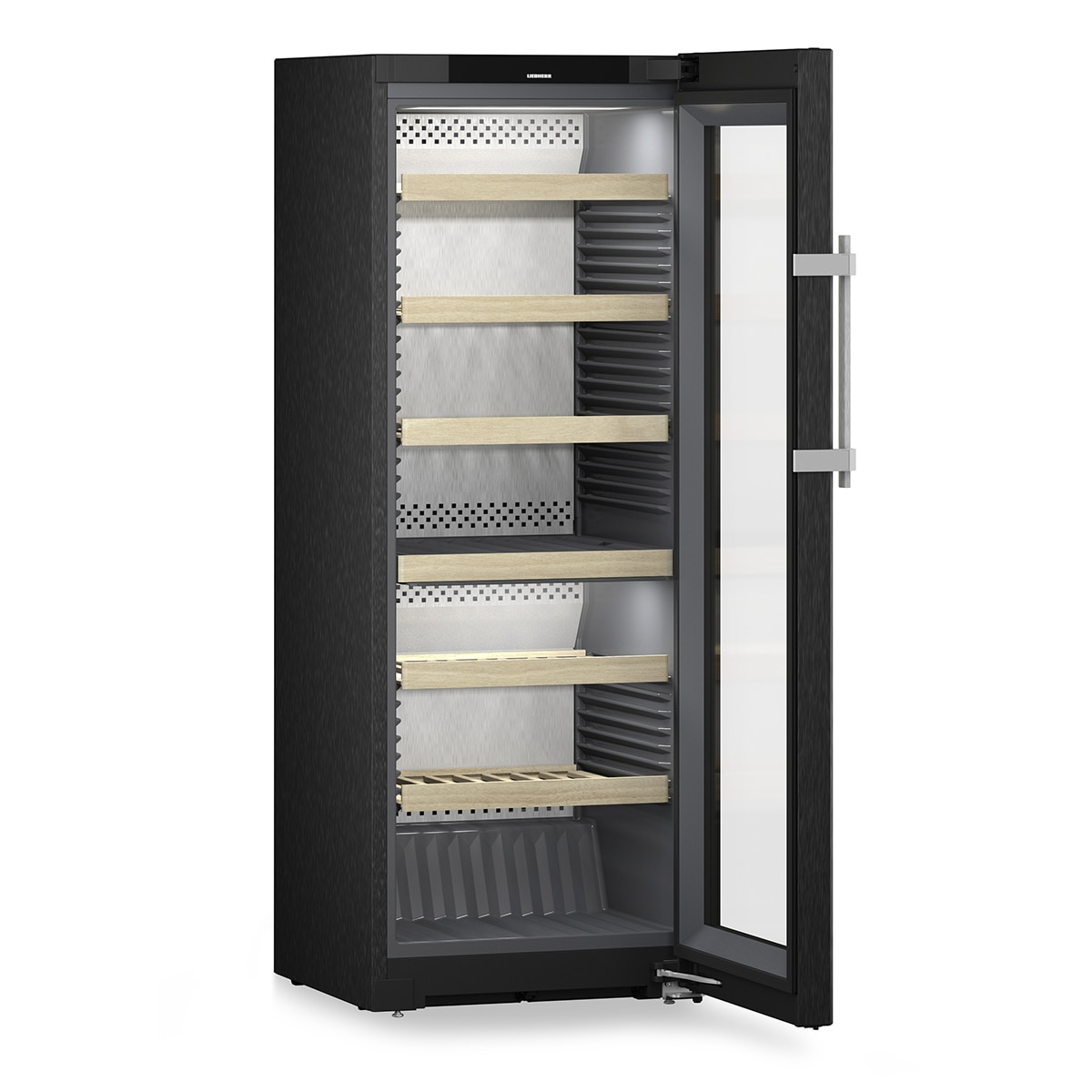 Vinoteca Liebherr para 131 botellas - WPbsi 5052 BlackSteel / Cristal-3
