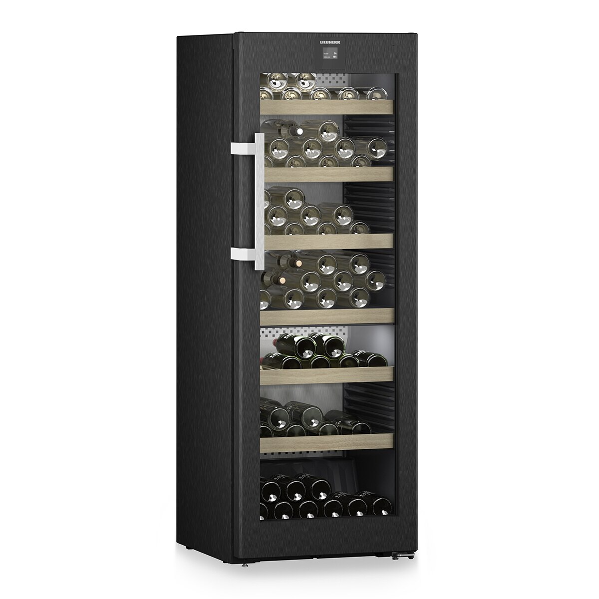 Vinoteca Liebherr para 131 botellas - WPbsi 5052 BlackSteel / Cristal-4